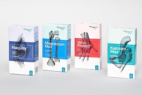 Zada Food Supplements / Medicine Packaging – Packaging Of The World Medical Packaging Design, Medical Packaging, Supplements Packaging, Medicine Packaging, Packaging Label Design, Bottle Design Packaging, Food Supplements, Cosmetic Packaging Design, Medical Design