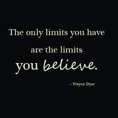 Only limited by your mind. Wayne Dyer Quotes, 5am Club, A Course In Miracles, Believe Quotes, Wayne Dyer, صور مضحكة, Great Quotes, Inspirational Words, Wise Words