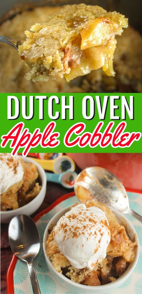 Dutch Apple Cobbler Recipe, Dutch Oven Pie Recipes, Recipes In A Dutch Oven, Dutch Oven Cakes, Dutch Oven Cobbler In Oven, Dutch Oven Recipes Dinners Fall, Dutch Oven Desserts In Oven, What To Make In Dutch Oven, Things To Make In A Dutch Oven