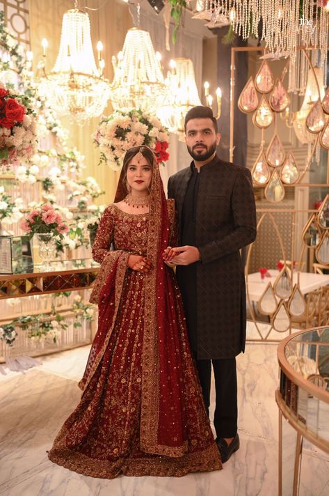 Red Shaadi Outfit, Bride Barat Dress, Simple Pakistani Bridal Dress, Barat Wedding Dress, Barat Brides Pakistani Bridal, Haris Shakeel Bridal Dresses, Pakistani Barat Brides Dresses, Barat Lehnga Pakistani Bridal, Nikah Dress Pakistani Brides Red