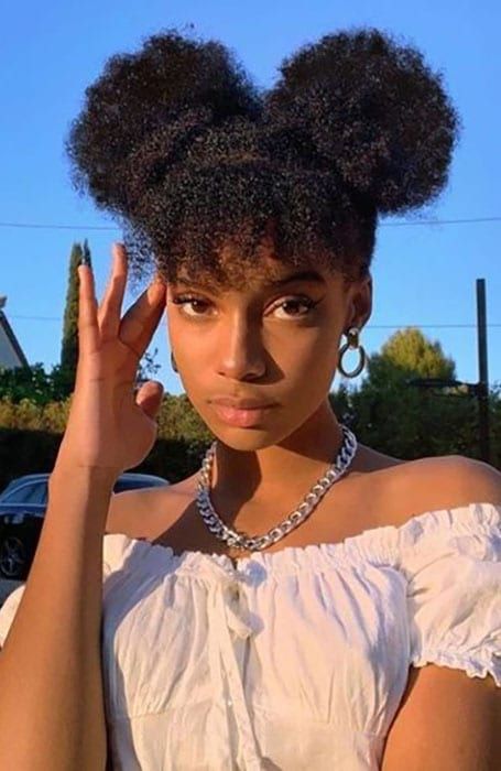 Natural Hair Bangs, Cabello Afro Natural, Hair Puff, Type 4 Hair, Pelo Afro, 4c Hair, Natural Hair Styles Easy, Natural Hair Inspiration, Short Natural Hair Styles