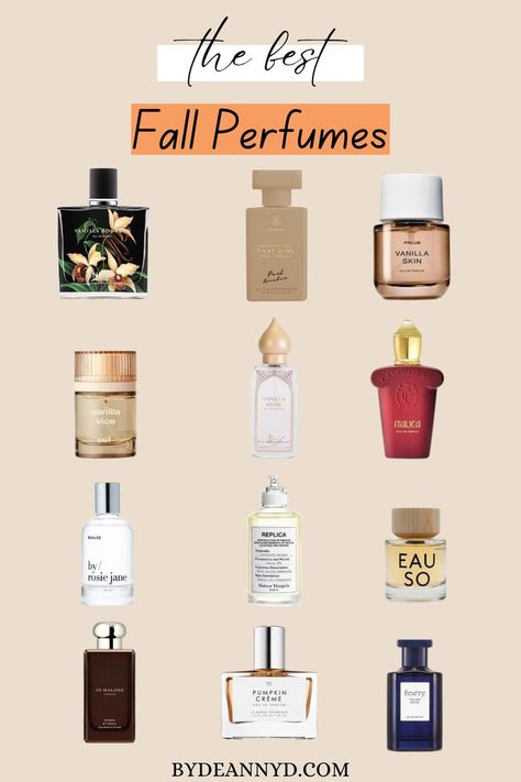 gourmand perfumes Fall Winter Perfumes, Types Of Scents, Perfumes For Fall, Best Fall Fragrances For Women, Fall Perfumes For Women 2024, Fall Parfum, Perfume Manifestation, Gourmand Perfumes For Women, Fall Fragrances For Women