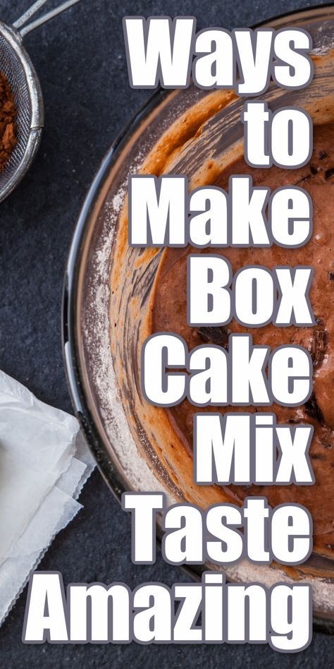 Make Box Cake Taste Homemade, Cake Mix Recipes Homemade, Chocolate Box Cake, Costco Cake, Cake Mix Doctor, Make Box, Box Cake Recipes, Box Cakes, Betty Crocker Cake