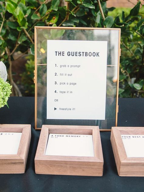 Wedding Guest Book Alternative Creative, Creative Wedding Guest Books, Creative Guest Book, Rustic Wedding Decorations, Wedding Guest Book Sign, Wedding Activities, Future Wedding Plans, Wedding Guest Book Alternatives, Guest Book Sign