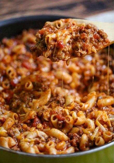 70 Drool-Worthy Ground Beef Recipes That Will Make You Forget Tacos Exist | First For Women Cheesy Beef Goulash, Easy Goulash Recipes, Goulash Recipe, Beef Goulash, Goulash Recipes, Think Food, Frugal Meals, Goulash, Easy Beef