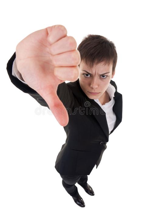 Woman Gesturing Thumbs Down Stock Photo - Image of caucasian, gesturing: 16586950 Bad Stock Photos, Funny Photo References, Happy Stock Image, Thumbs Down Reaction Pic, Silly Stock Photos, Masc Pfp Women, Random Stock Images, Weird Stock Images, Cursed Stock Photos