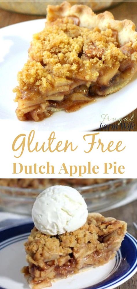 Dutch Apple Pie Recipe, Gluten Free Apple Pie, Apple Crumble Pie, Dutch Apple Pie, Mom Kitchen, Gluten Free Thanksgiving, Dutch Apple, Whoopie Pie, Gluten Free Pie