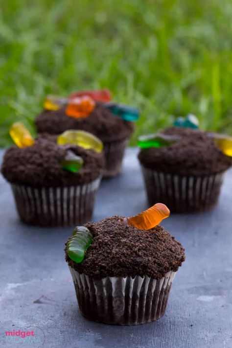 Cup Of Dirt Cupcakes are an amazing cupcake that the kids are going to love! It brings the love of dirt and candy and cupcakes all in one! And seriously how adorable are these Dirt cupcakes!?!! Dirt Cake Easy, Cup Of Dirt, Easy Dirt Cake, Chocolate Dirt Cake, Dirt Cupcakes, Dirt Pudding Cups, Chocolate Dirt, Oreo Dirt Cake, Dirt Pudding