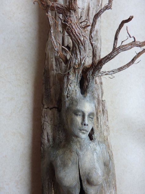 Art Sculpture En Bois, Takken Decor, Spirit Tree, Boom Kunst, Tre Kunst, Andermatt, Tree People, Wood Spirit, Tree Spirit