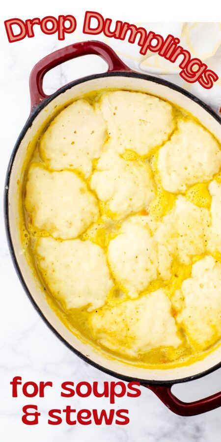 Cauliflower Dumplings, Homemade Drop Dumplings Recipe, Chicken And Dumplin Recipe, Dumplin Recipe, Homemade Dumplings Recipe, Drop Dumplings, Fluffy Dumplings, Easy Dumplings, Chicken Dumplings Recipe