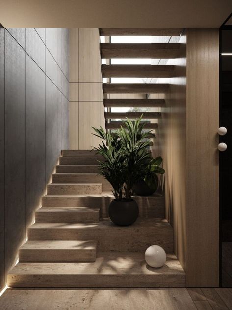 Hall Stairs And Landing Decor, Stairs And Landing Decor, Modern Stairs Design, Decoration Stairs, Landing Decor, Stair Railing Makeover, Stairs Carpet, تحت الدرج, Staircase Interior Design