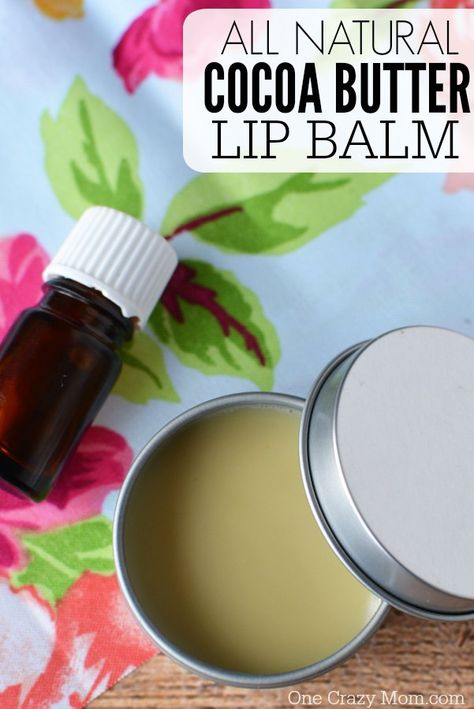 Learn how to make all natural lip balm. You will love this all natural cocoa butter lip balm. The entire family will want to use it. Make it today! Homemade Lip Balm Recipe, Cocoa Butter Lip Balm, Diy Lip Balm Recipes, Lip Care Diy, Balm Recipe, Homemade Moisturizer, Lip Balm Recipes, Homemade Lip Balm, Lip Scrubs