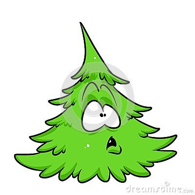 Green tree wonder cartoon illustration isolated image character Christmas Tree Cartoon Drawing, Christmas Tree Character, Christmas Tree Drawing, Cartoon Christmas Tree, Funny Christmas Tree, Cartoon Trees, Painted Rocks Kids, Graffiti Alphabet, Little Christmas Trees