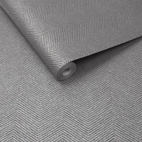 Sample Chevron Texture Wallpaper in Silver from the Exclusives Collect – BURKE DECOR Bamboo Texture, Wallpaper Large, Silver Wallpaper, Texture Wallpaper, Graham & Brown, Metallic Wallpaper, Brown Wallpaper, Wallpaper Direct, Chevron Design