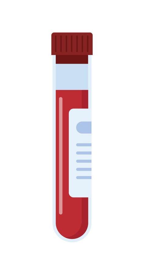 Medical flask icon with blood. Blood test tube with label. Vector Illustration in flat style. Test Tube Illustration, Laboratory Illustration, Blood Illustration, Rose Outline Drawing, Medical Clip Art, Scientist Costume, Brain Diagram, Medicine Illustration, Medical Items