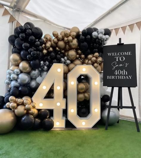 40th birthday party ideas 40th Theme, 40th Birthday Party Men, 40th Birthday Party Ideas, 40th Birthday Party Themes, 40th Birthday Themes, Husband 40th Birthday, 40th Birthday Men, 40th Bday Ideas, 40th Birthday Party Decorations