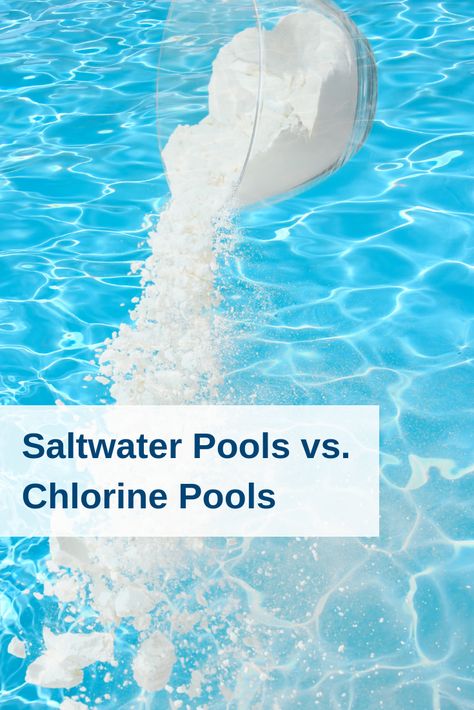 This guide discusses the key differences between a saltwater pool and a chlorine pool. We dive into how  these differences can affect your maintenance costs and activities as a pool owner.  #swimmingpool #saltwaterpool #chlorinepool #pool #poolmaintenance #home Pool Hardscape Ideas Concrete, Saltwater Pool Design, Above Ground Salt Water Pool, Salt Water Pool, Saltwater Pool Care, Pool Ideas, Inground Pool Ideas, Pool Decorating Ideas, Salt Water Pool Maintenance