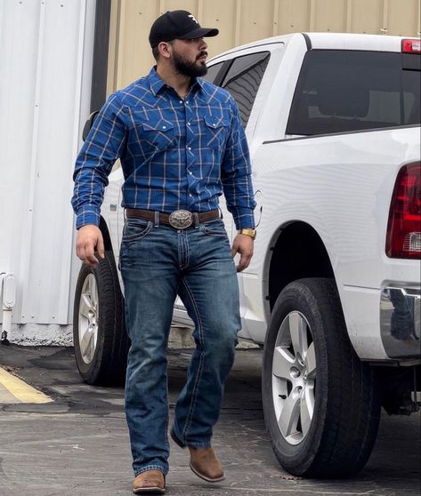 Country Western Outfits Men, Farmer Aesthetic Man, Southern Men Outfits, Country Boy Outfits, Cowboy Outfit For Men, Summer Cowboy, Mode Country, Dapper Gentleman Style, Cowboy Outfit