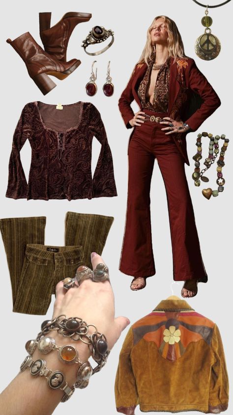 70’s style #70’s #retro #daisyjonesandthesix #fleetwoodmac #hippievibes #70saesthetic #classicrock #rockstargf 1970s Fashion Rock N Roll, Neutral 70s Outfit, 70 And 80 Outfits, Retro Rock Outfit, 70s Soft Rock Aesthetic, 70s Belts Outfit, 70s Band Outfits, 70’s Punk, 70s Fashion Dark