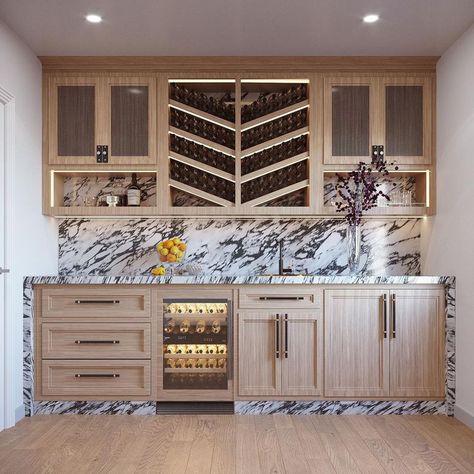 17 Wet Bar Ideas for Your Home Wet Bar With Pantry, Wet Bar Must Haves, Walk Up Wet Bar Ideas, Moody Wet Bar Ideas, Coastal Wet Bar, Kitchen Wet Bar Ideas, Downstairs Bar Ideas, Wet Bar Ideas With Sink, Custom Bars For Home