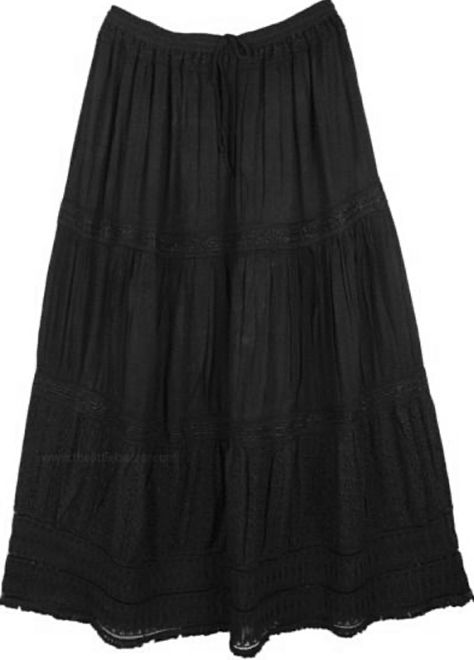 Church Skirt, Gothic Winter, Church Skirts, Ratatouille Disney, Outstanding Outfits, Skirt Aesthetic, Western Skirts, Rayon Skirt, Eyelet Fabric