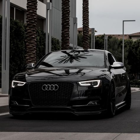 Dream Cars Audi, Luxury Cars Audi, Black Audi, Audi Car, Lux Cars, Audi S5, Car Aesthetic, Classy Cars, Fancy Cars