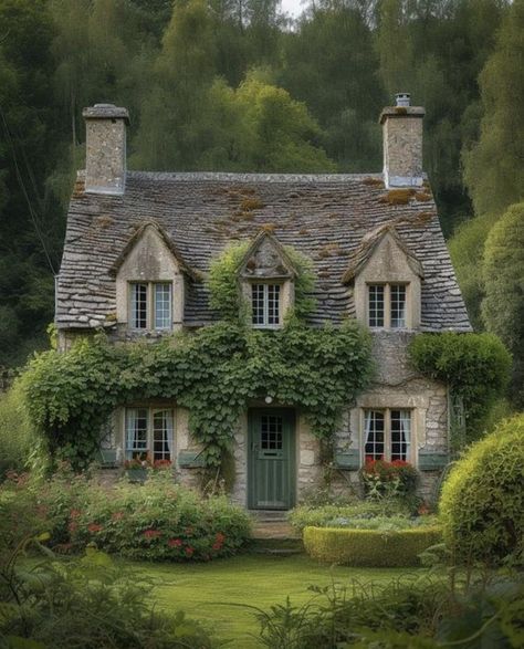 Complete The Picture, British Cottage, Woodland Cottage, Rural Lifestyle, Cosy Interior, Gold Work, Dream House, Art Inspiration, Cottage