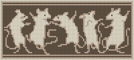 Alpha pattern #168072 Alpha Patterns Winnie The Pooh, Cross Stitch Giraffe Pattern, Rock Band Alpha Pattern, Crochet Tapestry Square, Wendigo Pixel Art, Long Alpha Patterns, Cute Knitting Ideas Easy, Pixel Grid Crochet Blanket, Rat Cross Stitch Pattern