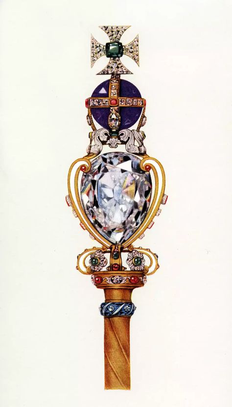 Crown Jewels Of England, Royal Scepter, Cullinan Diamond, Imperial State Crown, British Crown Jewels, The Crown Jewels, Big Diamond, The Kings, Royal Jewels