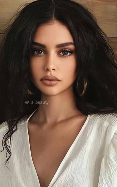 Dark Nude Makeup Looks, Arab Countries, Italian Hair, Most Beautiful Eyes, Nude Makeup, Stunning Eyes, Foto Art, Long Hair Women, Beautiful Long Hair