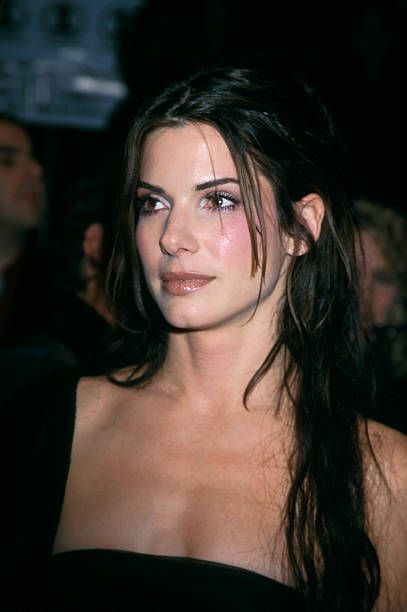 Sandra Bullock, Long Hair, A Woman, Hair, Black