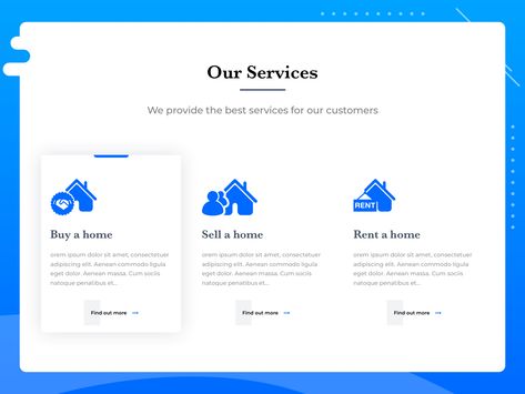 Gharbaar - Our Services Section by Quecko Inc. on Dribbble Service Section Website Design, Our Services Page Design, Our Services Page, Construction Flyer, Website Services, Indian Bridal Hairstyles, Bridal Hairstyles, Our Services, Selling House