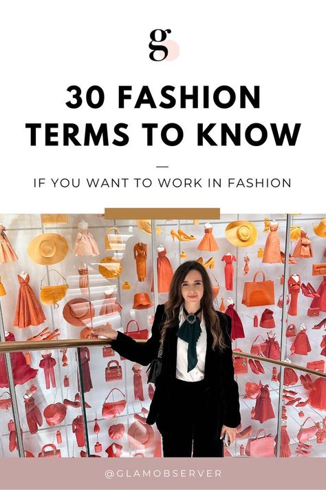 A Pinterest graphic with text that reads: 30 fashion terms to know if you want to work in fashion by Glam Observer. Working In Fashion, Questions To Ask Your Boyfriend, 30 Fashion, Fashion Jobs, Fashion Terms, Life Hacks Websites, Healthy Relationship Tips, Relationship Questions, Career Fashion