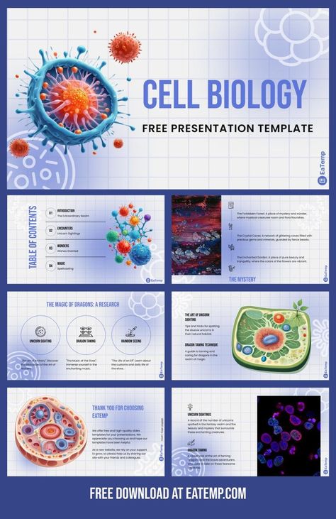 Cell Biology 13 Powerpoint Templates Biology, Biology Presentation Template, Biology Ppt Template, Biology Powerpoint Templates, Biology Presentation Design, Power Point Design Ideas, Biology Presentation, Biology Powerpoint, Powerpoint Design Ideas