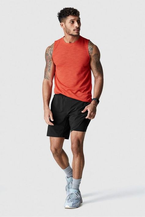 Excellent quality one of the best purchases in there. Arrived quite quickly here in Brazil in this capacity it does not cost less than $80. Worth every penny. Men Summer Athleisure, Male Pose Reference Action, Male Athleisure, Athletic Outfits Men Gym, Workout Outfit Men, Running Poses, Mens Workout Outfits, Gym Fits Men, Mens Activewear Fashion