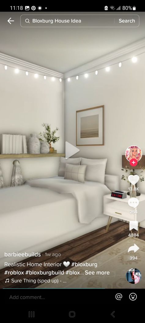 Bloxburg House Decor Ideas Bedroom, Bloxburg Room Ideas Minimalist, Modern Bloxburg House Ideas Bedroom, Bloxburg House Farmhouse Layout, Realistic Twin Bedroom Bloxburg, Apartment Decor Bloxburg, Home Decor Ideas Bloxburg, Bloxburg Bedroom Ideas Simple, Bloxburg Wall Ideas Inside