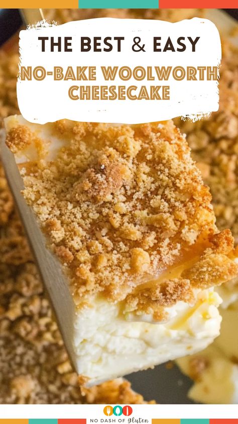 No-Bake Woolworth Cheesecake Woolworth Cheesecake Recipe Desserts, No Bake Philadelphia Cheesecake Filling, Woolsworth No Bake Cheesecake, No Bake Woolworth Icebox Cheesecake, Woolworth Cheesecake Recipe, Woolworth Cheesecake, Woolworth’s No Bake Cheesecake, No Bake Cheesecake Filling, Dessert Smoothie