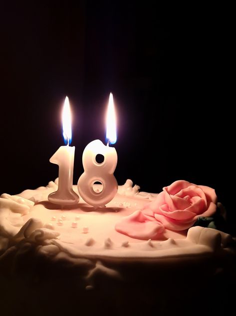 18th Birthday Story, Leng Leng, 18th Birthday Candles, Cake With Pearls, Episode Overlays, Candle Tattoo Design, Gym Baddie, Coquette Cake, Candle Gif