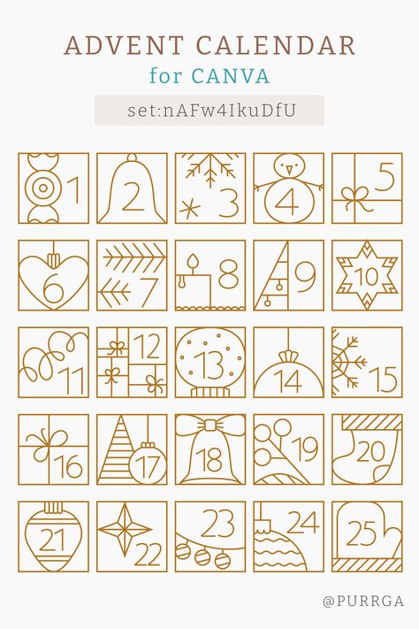 #Simple #Christmas #Advent #Calendar #Elements Custom Advent Calendar, Advent Calendar Design Ideas, Advent Calendar Poster, Simple Advent Calendar Ideas Diy, Christmas Calendar Design, Advent Calendar Illustration, Adventes Vainags, Simple Advent Calendar, Advent Calendar Ideas Diy