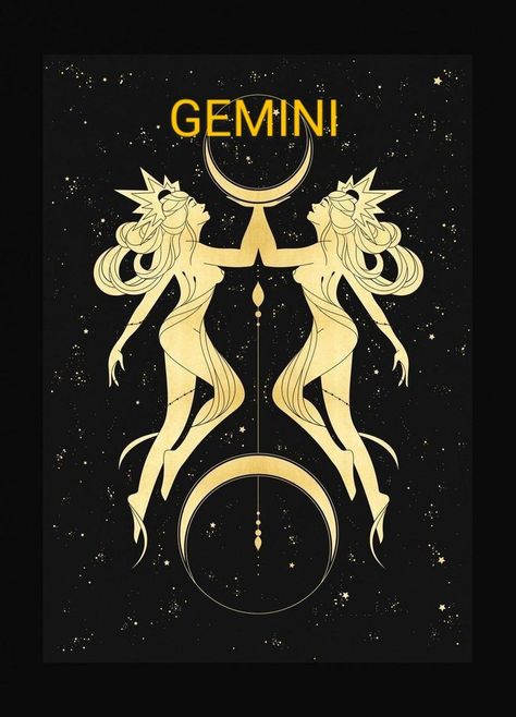 Gemini Astrology Art, Zodiac Gemini Art, Gemini Wallpaper, Gemini Art, Zodiac Sign Designs, Money Wallpaper Iphone, Astrology Gemini, Zodiac Signs Gemini, Gemini Facts