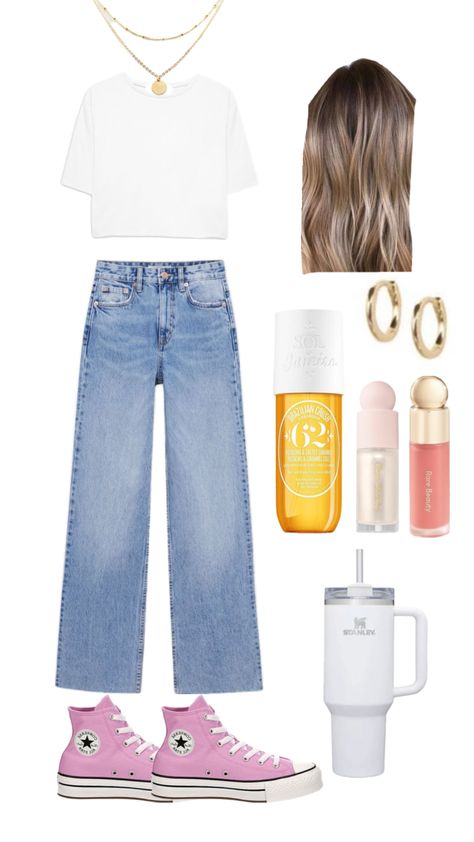 utah girl outfit inspo!! #utahgirl Utah Boy Fits, Utah Girls Outfits, Utah Girl Jeans, Utah Girl Style, Utah Girl Curls, Utah Outfits, Cute Casual Outfits For Teens, Casual Outfits For Teens, Basic Fits