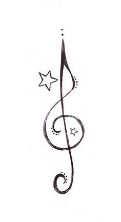 Tattoo Nota Musical, Treble Clef Tattoo, Tattoo Music, Music Note Tattoo, Music Tattoo Designs, Note Tattoo, Music Drawings, Friday Nights, Music Tattoo