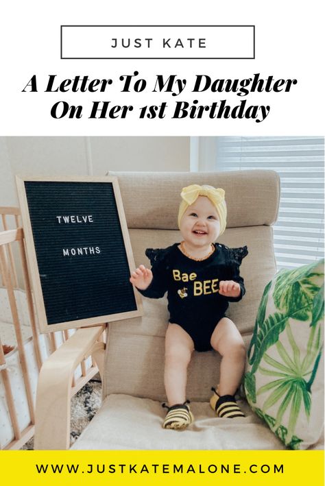 1st Birthday Letters To Baby, Daughters 1st Birthday Quotes, First Birthday Message For Daughter, First Birthday Post, First Birthday Letter, First Birthday Quotes, 1st Birthday Quotes, Happy 1st Birthday Wishes, 1st Birthday Message