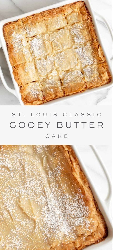 St Louis Gooey Butter Cake, Dirt Pie, Dessert Kabobs, Smores Dessert, Gooey Butter, Julie Blanner, Gooey Butter Cake, Butter Cake Recipe, Creative Baking