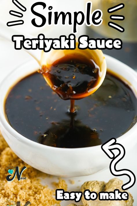 ### Short Pin DescriptionrnrnElevate your meals with this quick and easy homemade teriyaki sauce recipe! Perfect for glazing, marinating, and dipping, this versatile sauce brings a deliciously rich and savory flavor to any dish. Ready in minutes! #TeriyakiSauce #HomemadeSauce #EasyRecipes Simple Teriyaki Sauce, Chinese Sauce Recipe, Easy Teriyaki Sauce, Easy Teriyaki Sauce Recipe, Chicken Teriyaki Sauce, Make Teriyaki Sauce, Teriyaki Sauce Recipe, Beef Sauce, Chicken Burgers Recipe