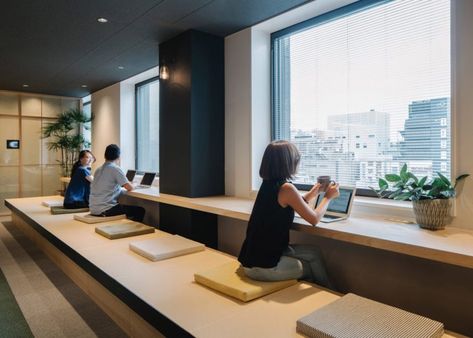 Airbnb Tokyo Office by Suppose Design Office « Inhabitat – Green Design, Innovation, Architecture, Green Building Modern Office Design Ideas, Word Office, Multipurpose Office, Japanese Office, Executive Home Office, Home Idea, Cool Office Space, Office Architecture, Office Design Ideas