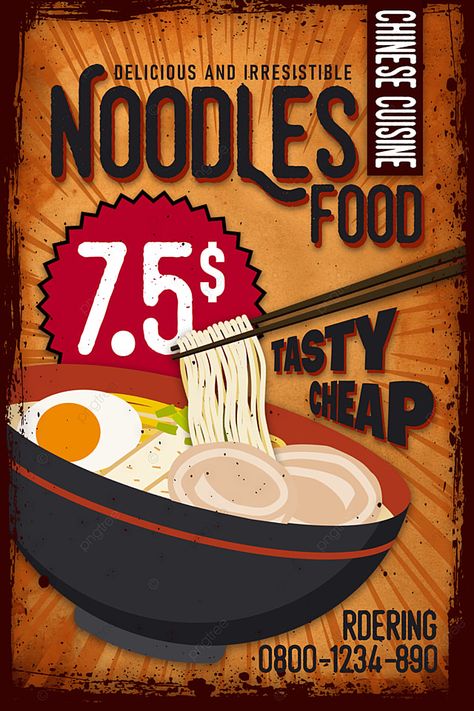 Korean Chinese Food, Noodle Advertising Design, Noodles Poster Design, Noodle Poster Design, Chinese Food Poster, Poster Advertising Design, Noodle Poster, Ramen Art, Marketing Internship