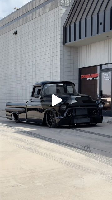 PremierStreetRod on Instagram: "🇺🇸🇺🇸 She has come together so well 🇺🇸🇺🇸 #57eviltwin #chevy #chevrolet #3100 #chevytruck #chevyonly #custom #fleetside #supercharged #blacktrucks #carbonfiber #restomod #protouring #trucksofinstagram  As always we want to thank our great vendors. @accuair @american.autowire @borlaperformance @billetspecialties @borowski @currieenterprises @dakota_digital @designenginc @dek_x_ @eddiemotorsports @gsi_machineandfabrication @hart_fab @ls.fabrication @lucky_glass_god @munsseyspeed @michelin @novaluxindustries @optimabatteries @ppgindustries @pinstripe_chris @ridetechsuspension @ringbrothers @restomodair @seansmithdesigns @sewcalrods @triquemfg @ultimateheaders @vibrosolutions @vibrant_performance @viaircorp @wilwooddiscbrakes @whipplesuperchargers @wizards 1955 Chevy Truck, 55 Chevy Truck, Car Shots, 57 Chevy Trucks, American Pickup Trucks, Chevy 3100, Chevrolet 3100, C10 Chevy Truck, Custom Pickup Trucks