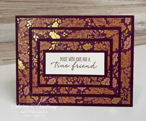 Simple Handmade Card, Triple Time Stamping, Creative Birthday Cards, Simple Cards Handmade, Card Making Ideas, How To Make Scrapbook, Frame Card, Card Making Tutorials, Fancy Fold Cards