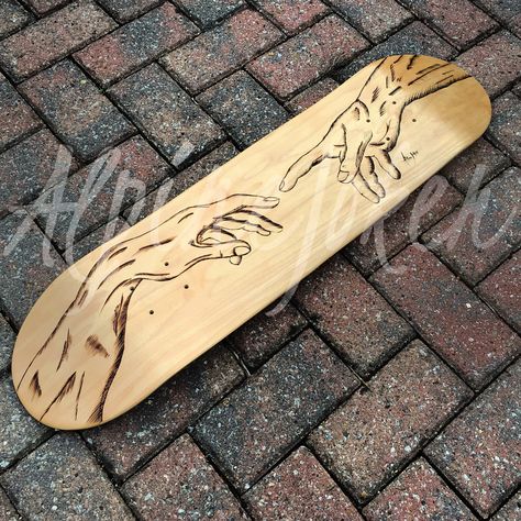 Skateboard art design